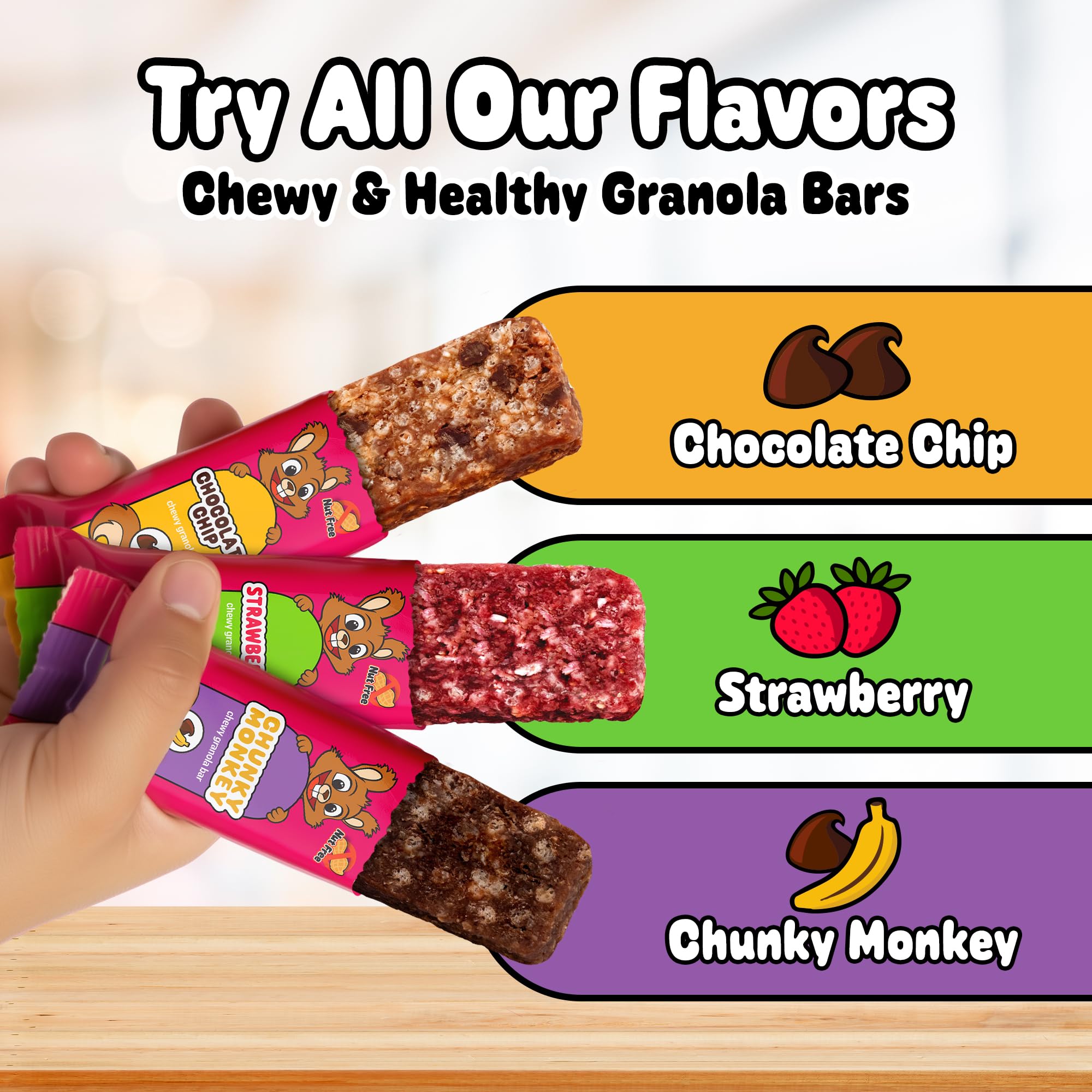Snakkidz school lunch snacks in a 15-bar bulk pack