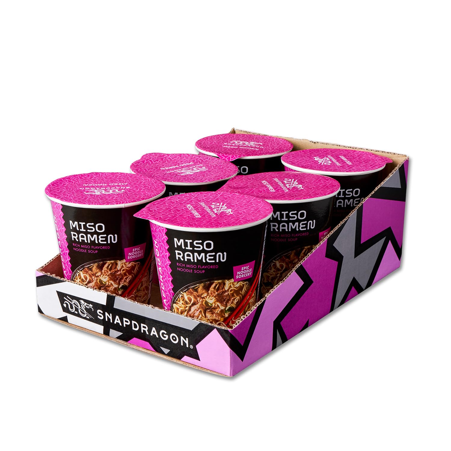 Snapdragon chili oil packet provides adjustable heat for personalized flavor.