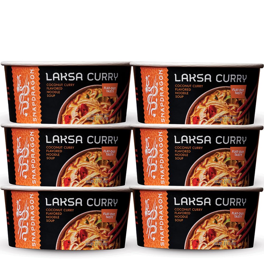Snapdragon Laksa Curry bowl front view showing rich coconut flavor for a comforting meal
