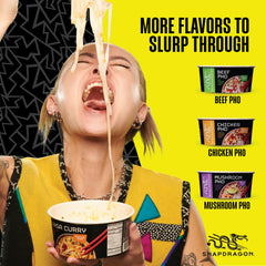 Snapdragon Laksa Curry packaged six-pack display for convenient meals