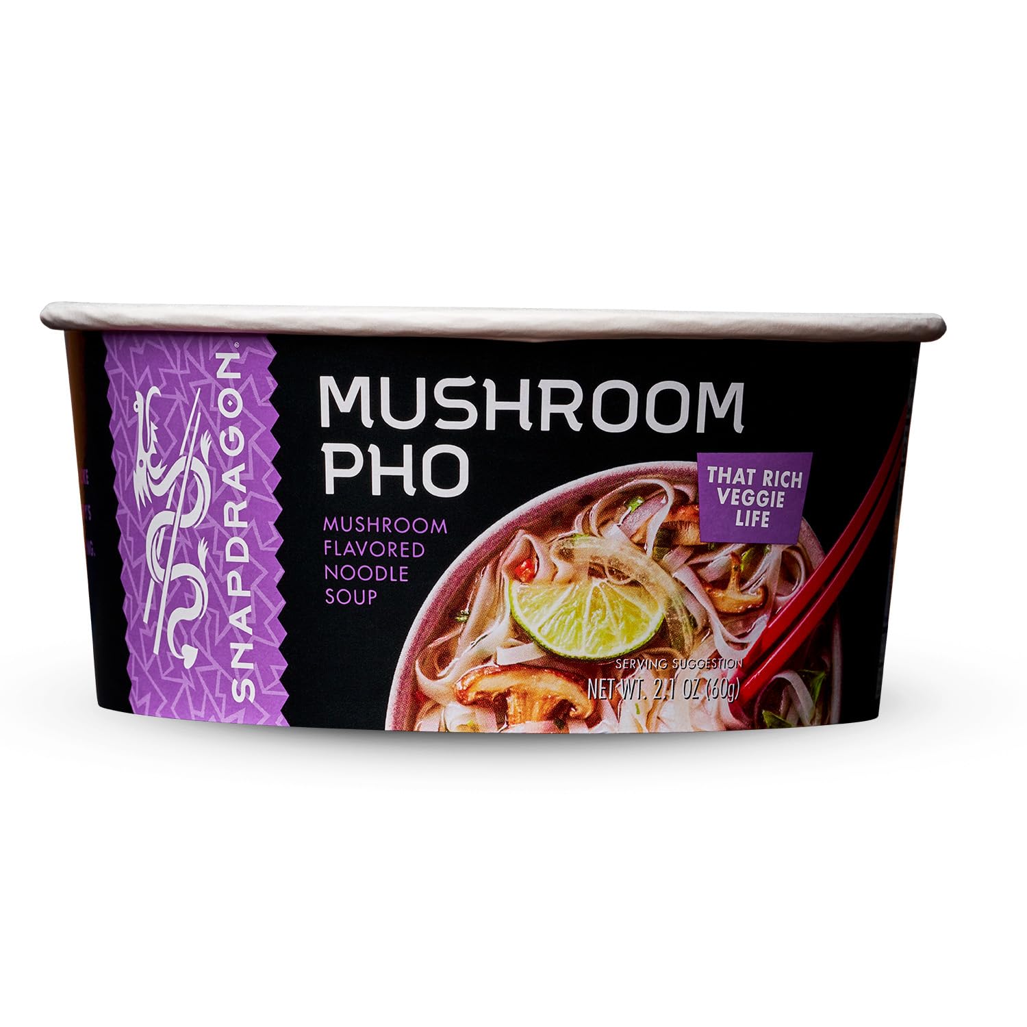 Snapdragon Mushroom Pho serving ideas with toppings and spice