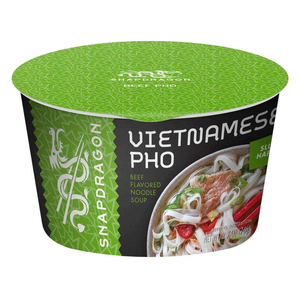 Snapdragon Vietnamese pho bowls in pack highlight imported authentic flavors