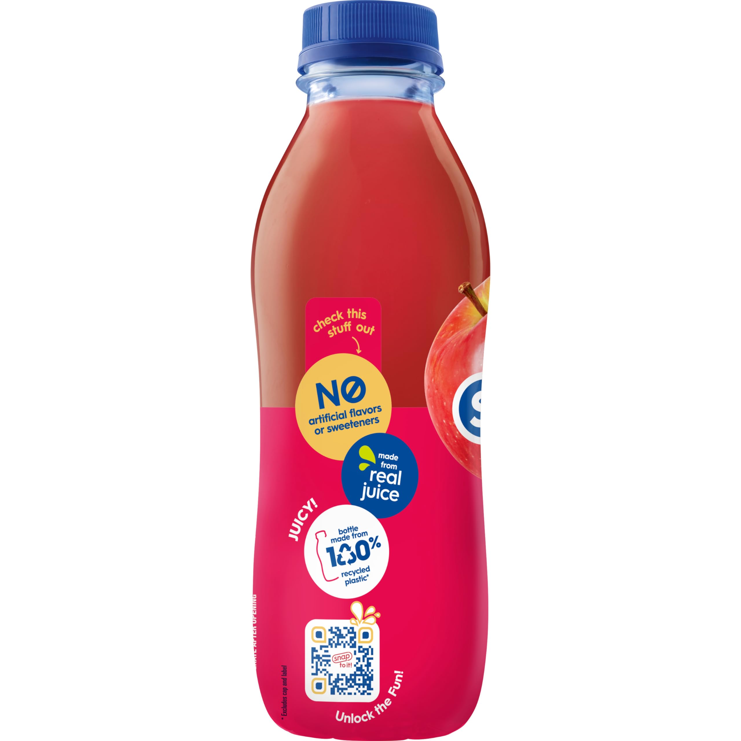 Snapple Fruit Punch label highlighting 10% real juice.