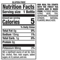 Pouring Snapple Raspberry Tea from a bottle into a glass