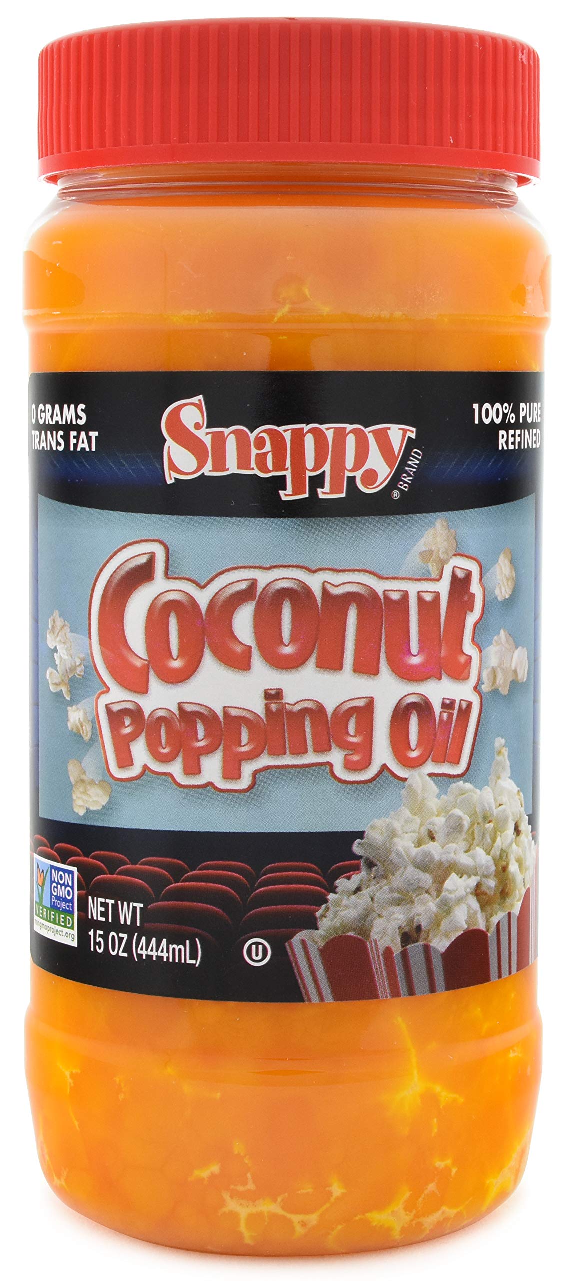 SNAPPY Popcorn kernels ready to pop, coated with oil and salt for flavor