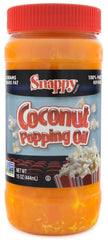 SNAPPY Popcorn kernels ready to pop, coated with oil and salt for flavor