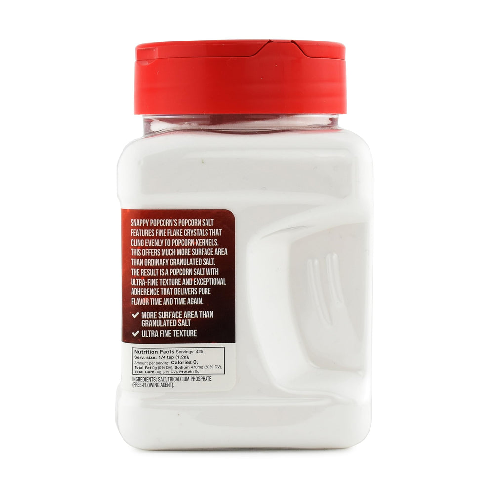 Shaker pour image emphasizes controlled seasoning for movie-night popcorn