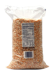 SNAPPY yellow kernels in a popcorn machine yielding fluffy, crunchy popcorn