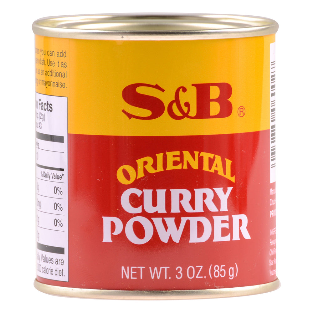 S&B Oriental Curry Powder spice blend ready to elevate stews and curries.