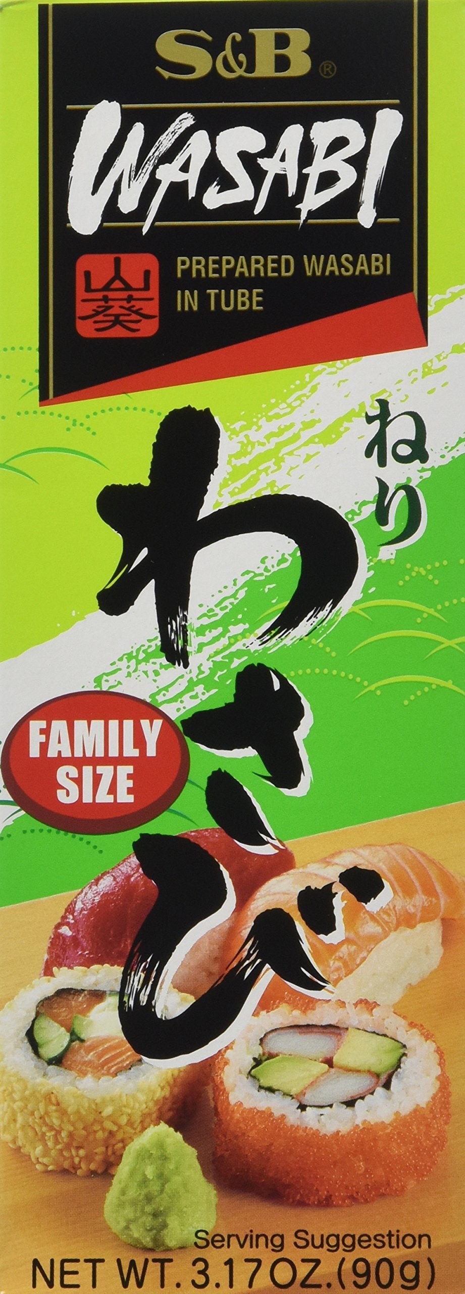 S&B Wasabi Paste pack enabling quick, flavorful wasabi drizzle