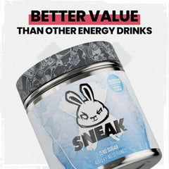 SNEAK Blizzard Lemonade being mixed into a glass for refreshing focus.
