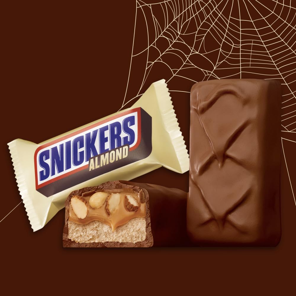 SNICKERS Almond Fun Size candy bowl idea for gatherings