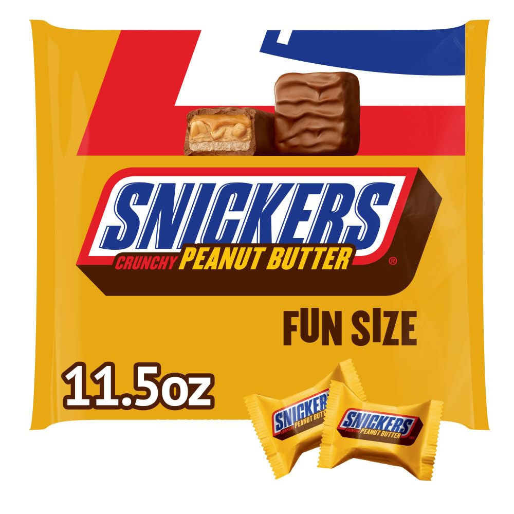 Snickers Crunchy Peanut Butter Squares pack for on-the-go snacking.