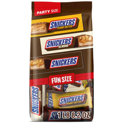 Snickers football variety bulk bag ready for party sharing.