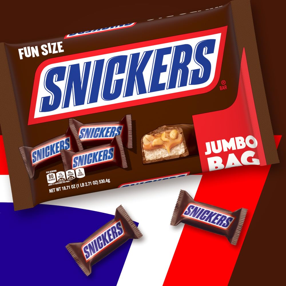 Snickers Fun Size in lunchbox snack for school days