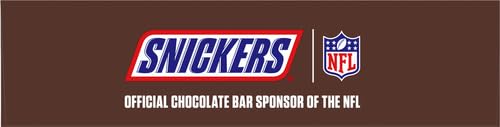 Snickers full-size candy bar; classic flavor in a single bite.
