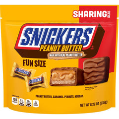 Snickers fun-size wrap closeup for sharing moments.
