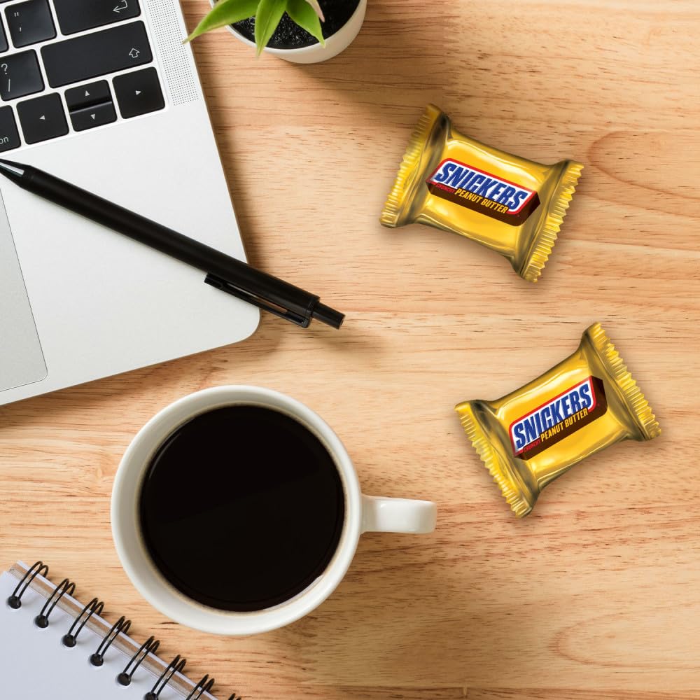 Snickers movie-night bars passed around during family viewing.