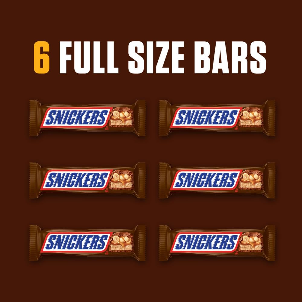 SNICKERS NFL bag on a party candy display for buffets