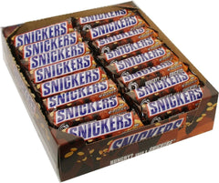 Snickers wrapped bar for on-the-go snacking and easy sharing.