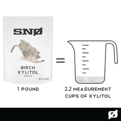 SNØ Pure Birch Xylitol pours easily into coffee