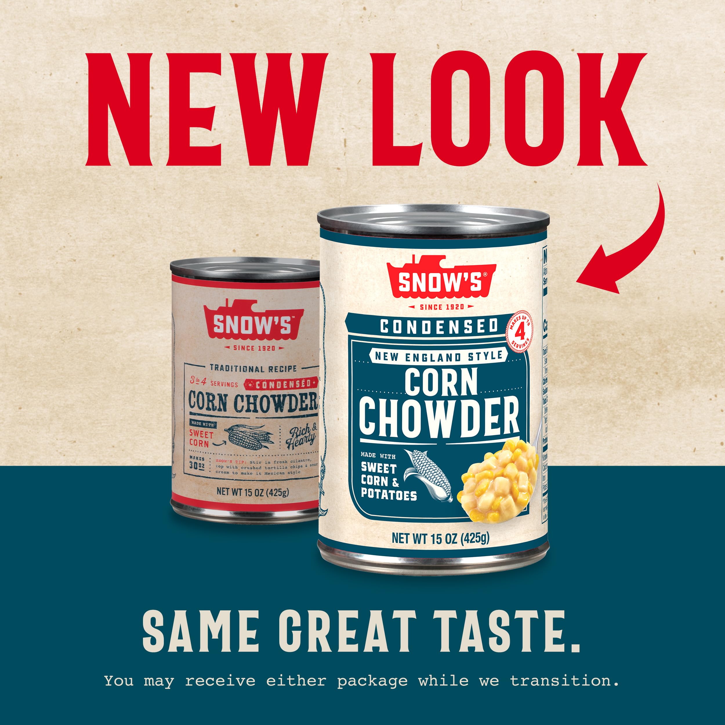Snow's Condensed Corn Chowder-sustainable-fishing signals responsible sourcing in seafood.