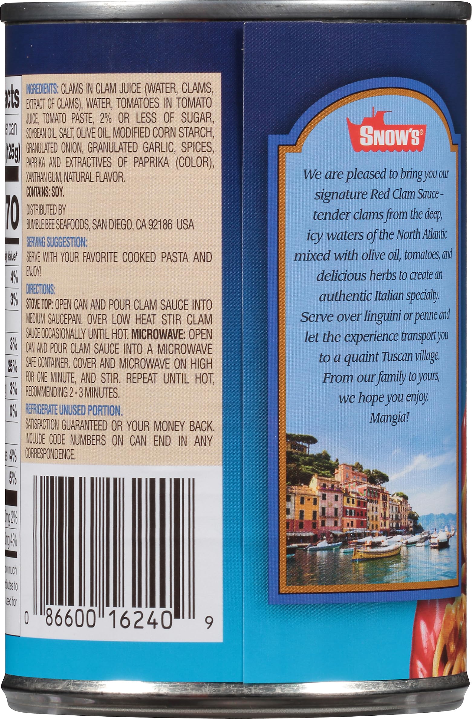 Snow's Sustainable seafood label signals responsible sourcing