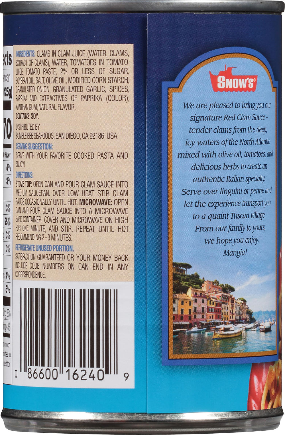 Snow's Sustainable seafood label signals responsible sourcing