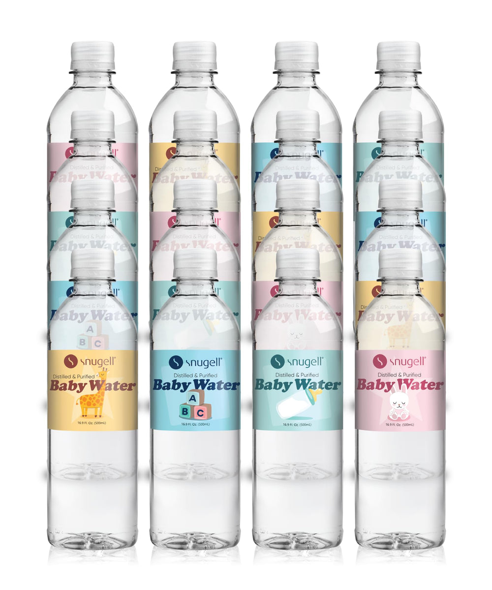 Snugell bottled water 16.9oz pack front view for easy daily hydration