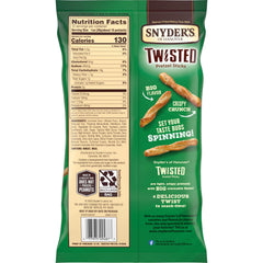 Snyder's pretzel bag highlighting heritage as America's Pretzel Bakery since 1909