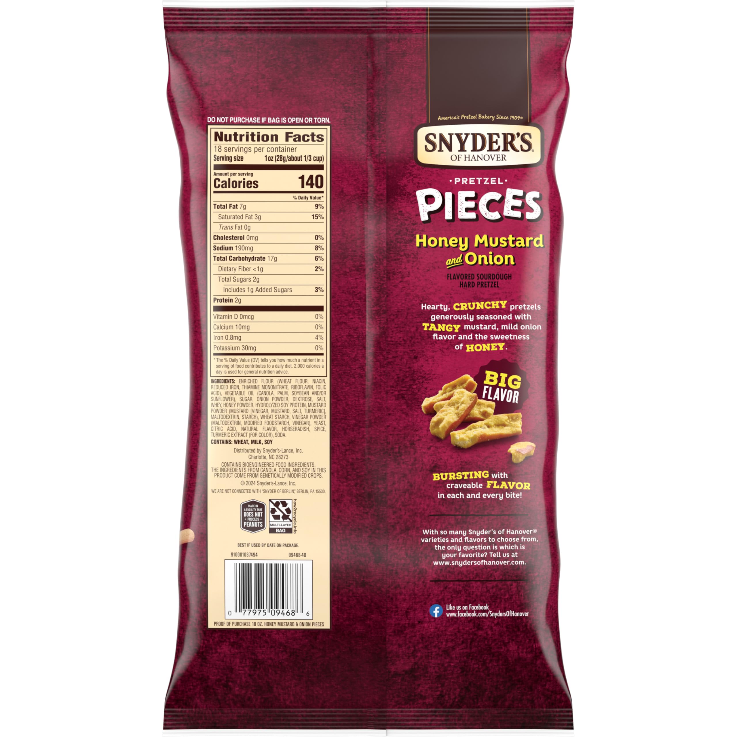 Packaging shows peanut-free facility, appealing for nut-free gatherings