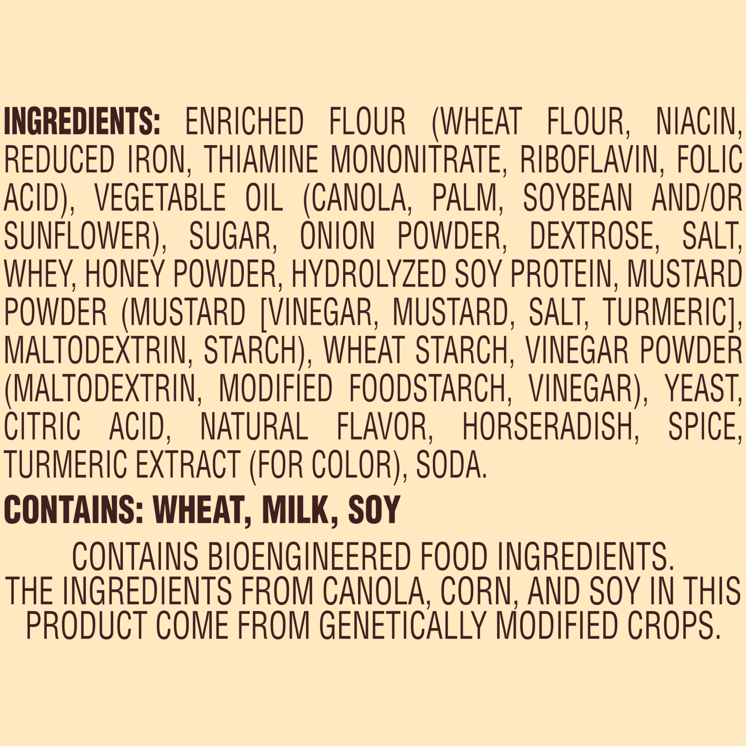 Snyder's 18-ounce bag displayed, offering a bold crunch for snacking