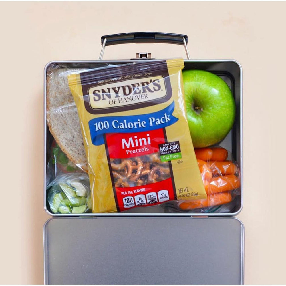 Snyder's of Hanover Mini Pretzels lunchbox—crunchy side for meals.