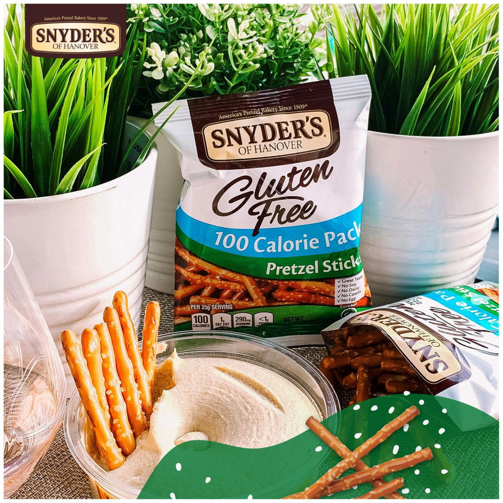 Nut-free facility messaging for safe school snack option with Snyder's pretzels.