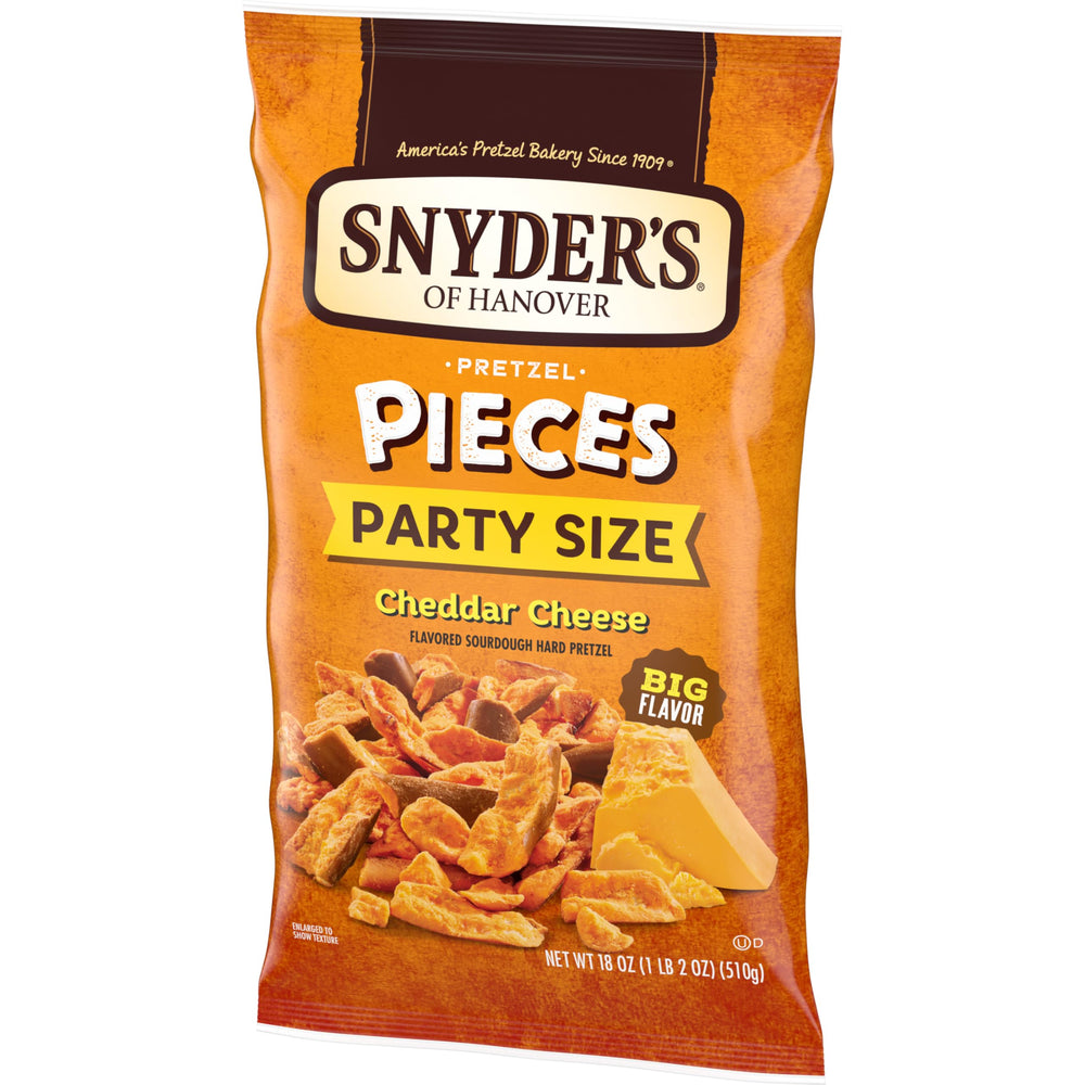 Snyder's of Hanover kid-friendly cheddar snack option with bold flavor.