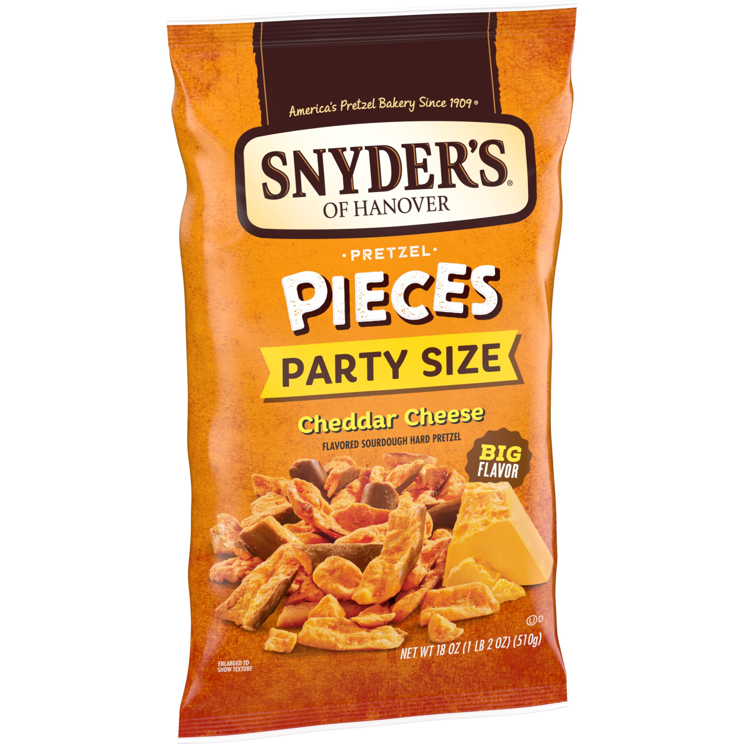 Snyder's of Hanover Pretzel Pieces served with dips during game night.