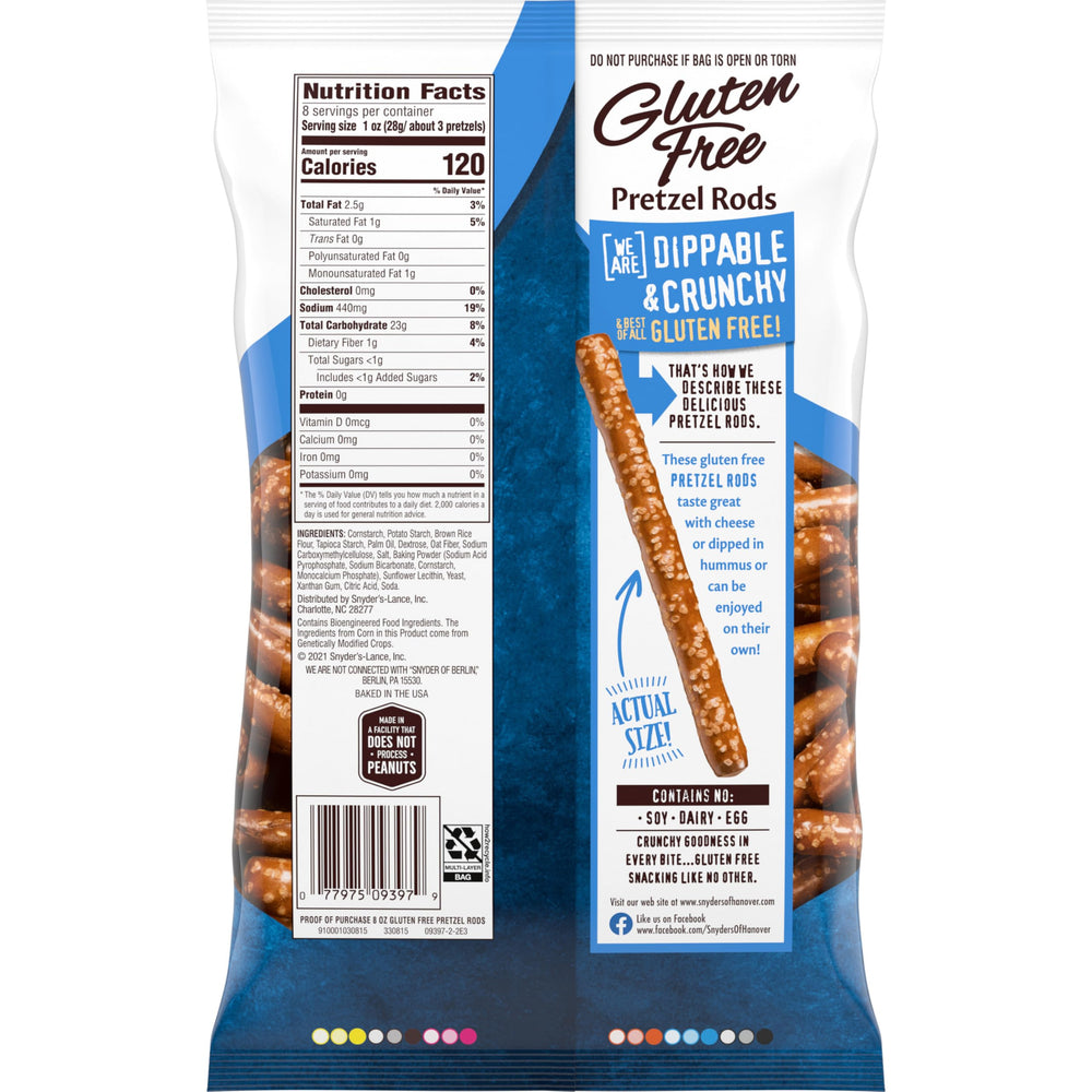 Snyder's of Hanover gluten-free pretzels with dips, cheese dip pairing.