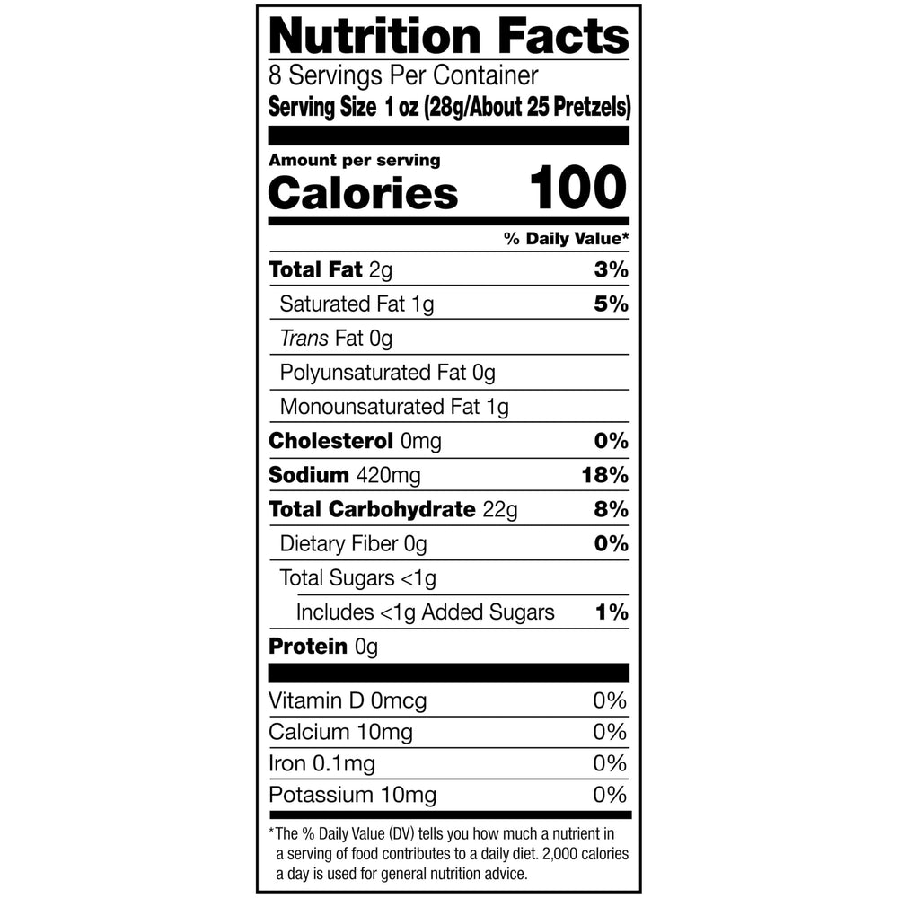 Snyder's of Hanover Gluten Free Snaps on a plate for on-the-go snacking.