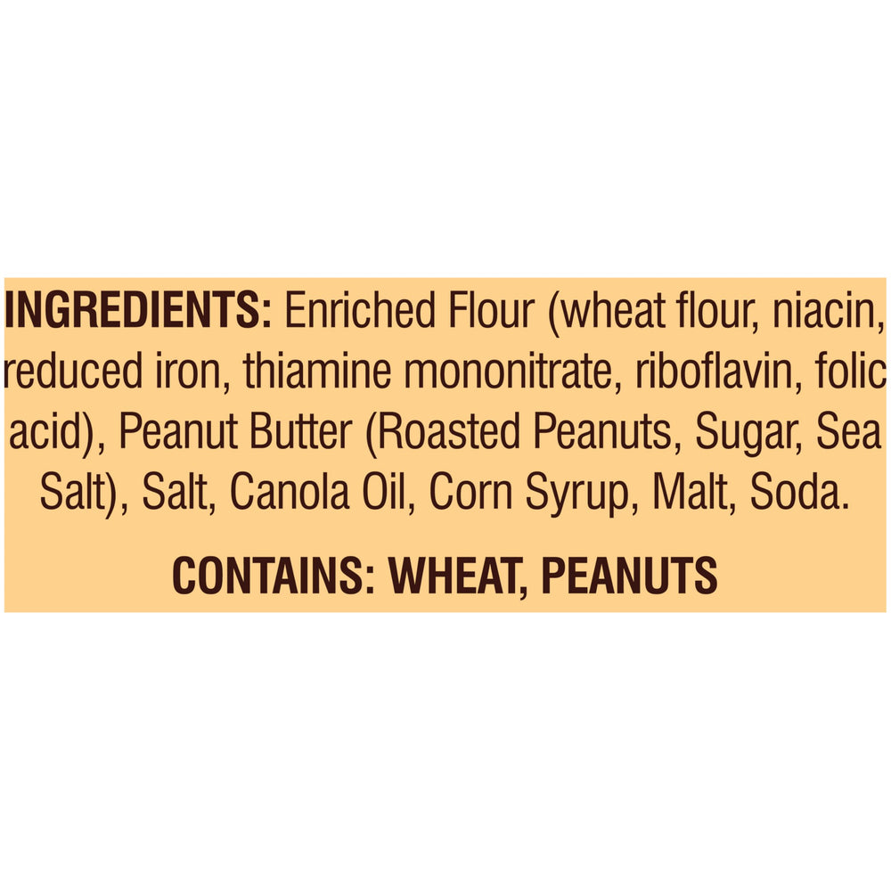 Bite-sized crunchy pretzels with creamy peanut butter filling, perfect for after-school snacks, Snyder's.