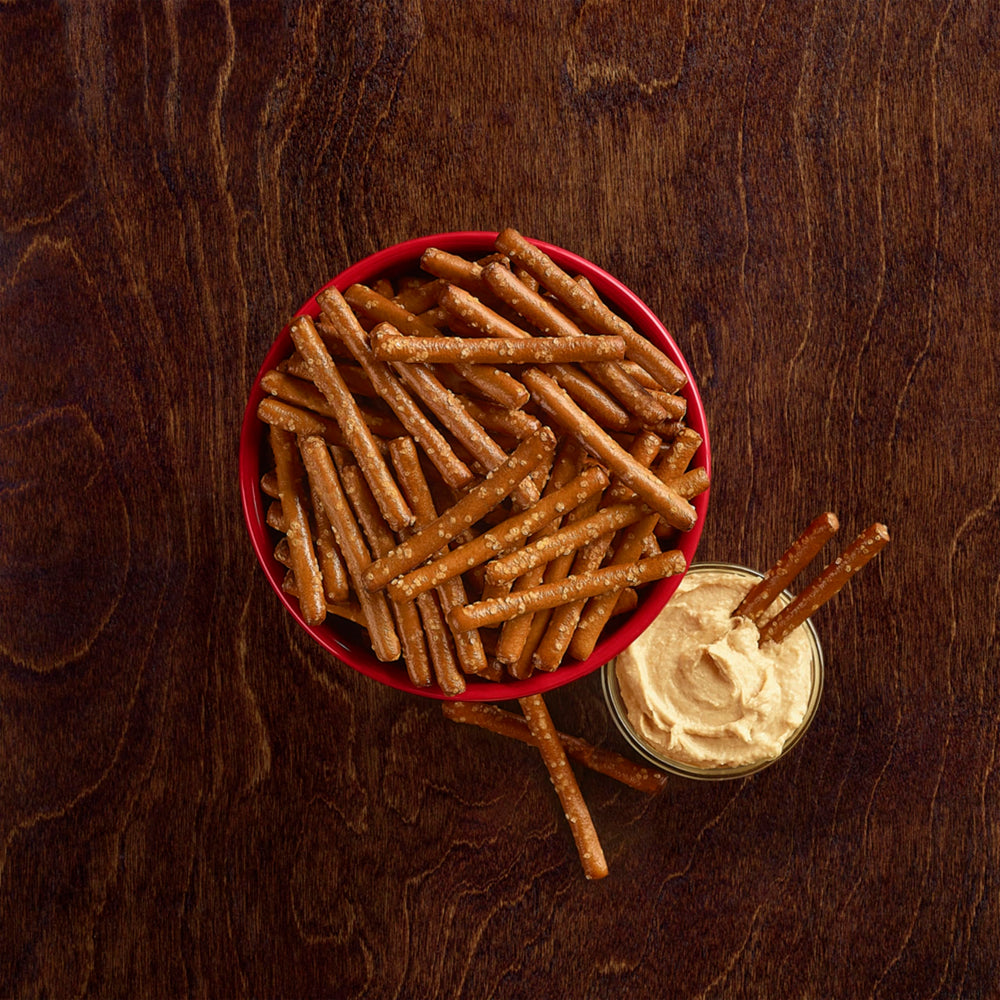 Snyder's Hanover pretzel sticks produced in a peanut-free facility