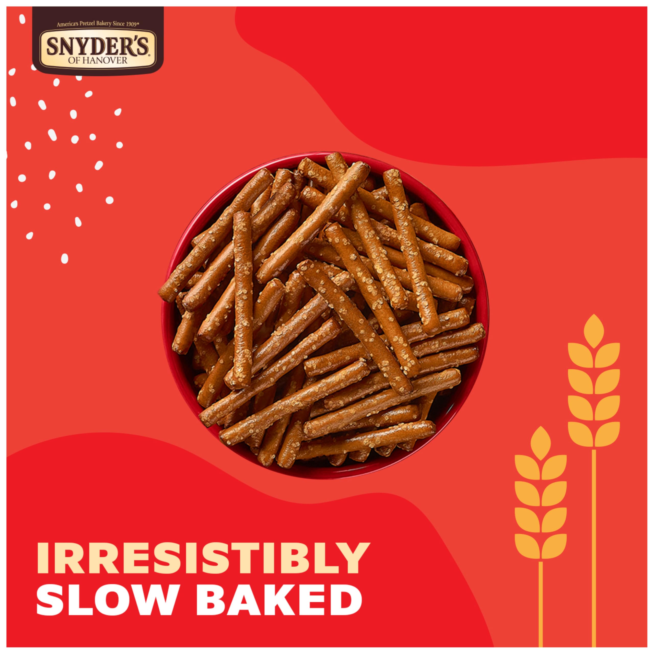Snyder's pretzel sticks with hummus amplify simple, shareable snacks