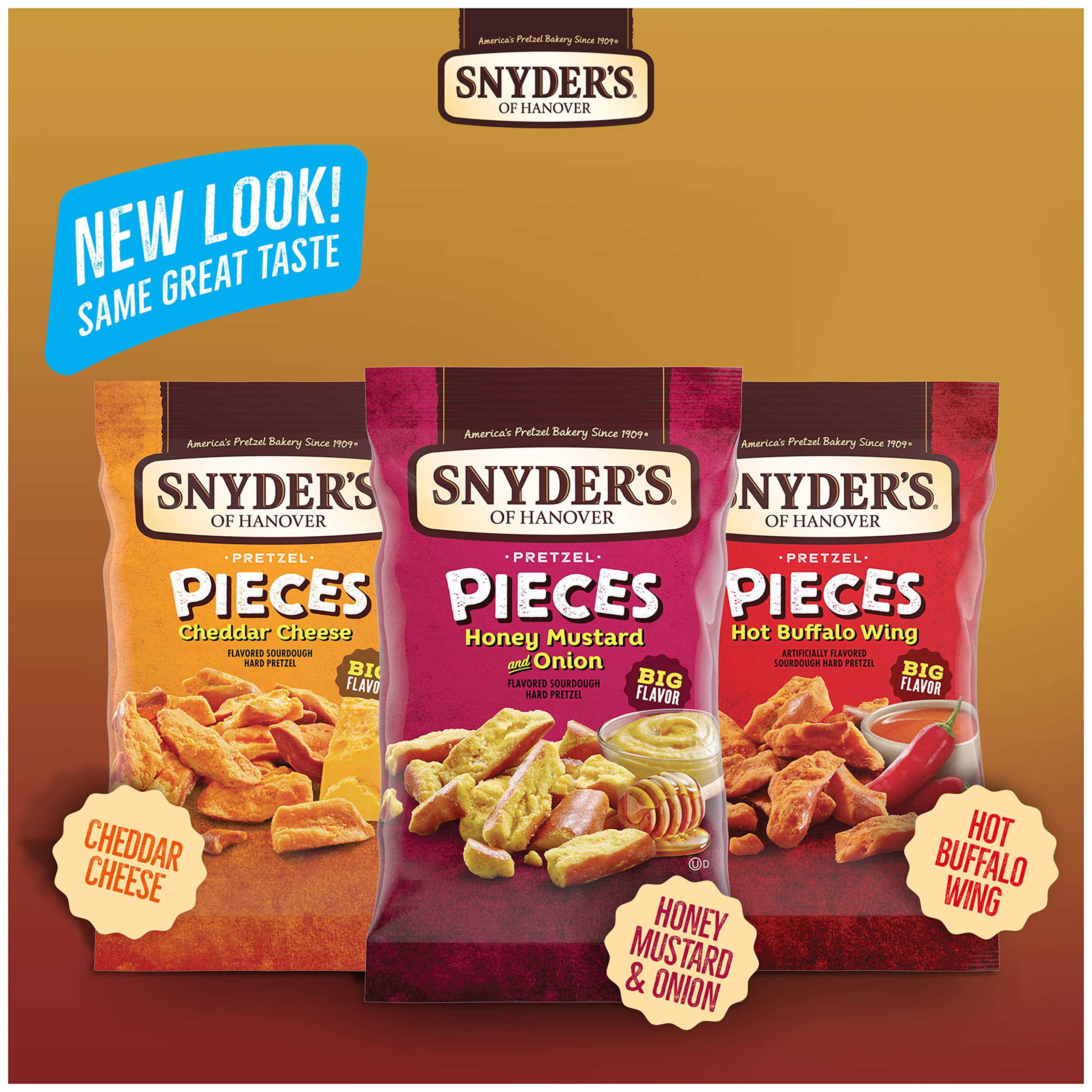 Snyder's pretzel pieces on-the-go pack for busy days