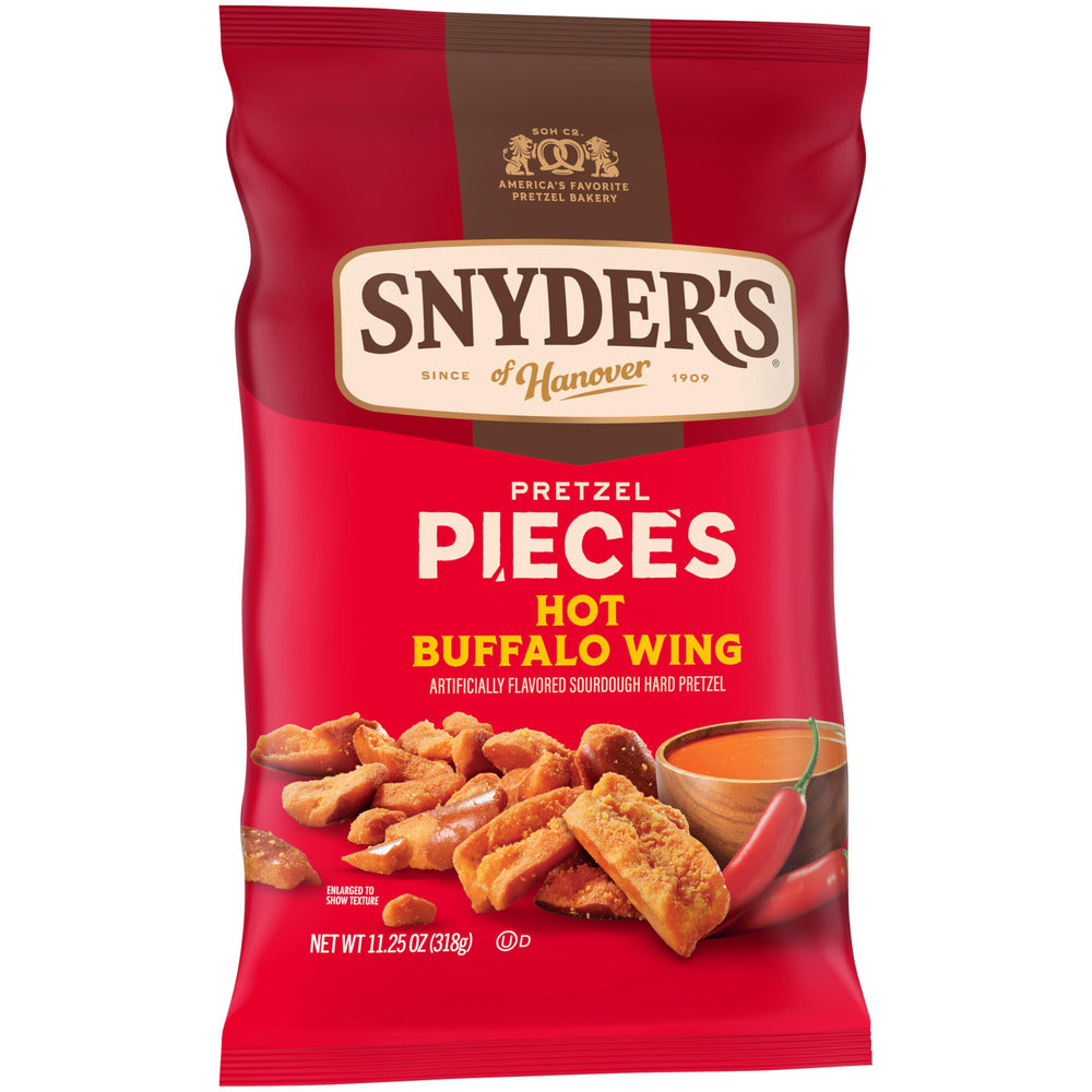 Snyder's of Hanover pretzel pieces ideal for tailgate snacking at gatherings