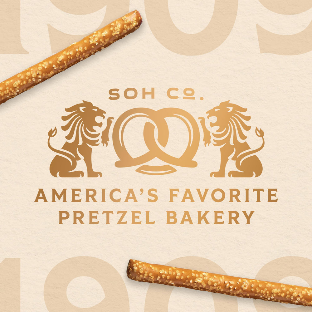 Snyder's pretzel rods are non-GMO and preservative-free for simple snacking.