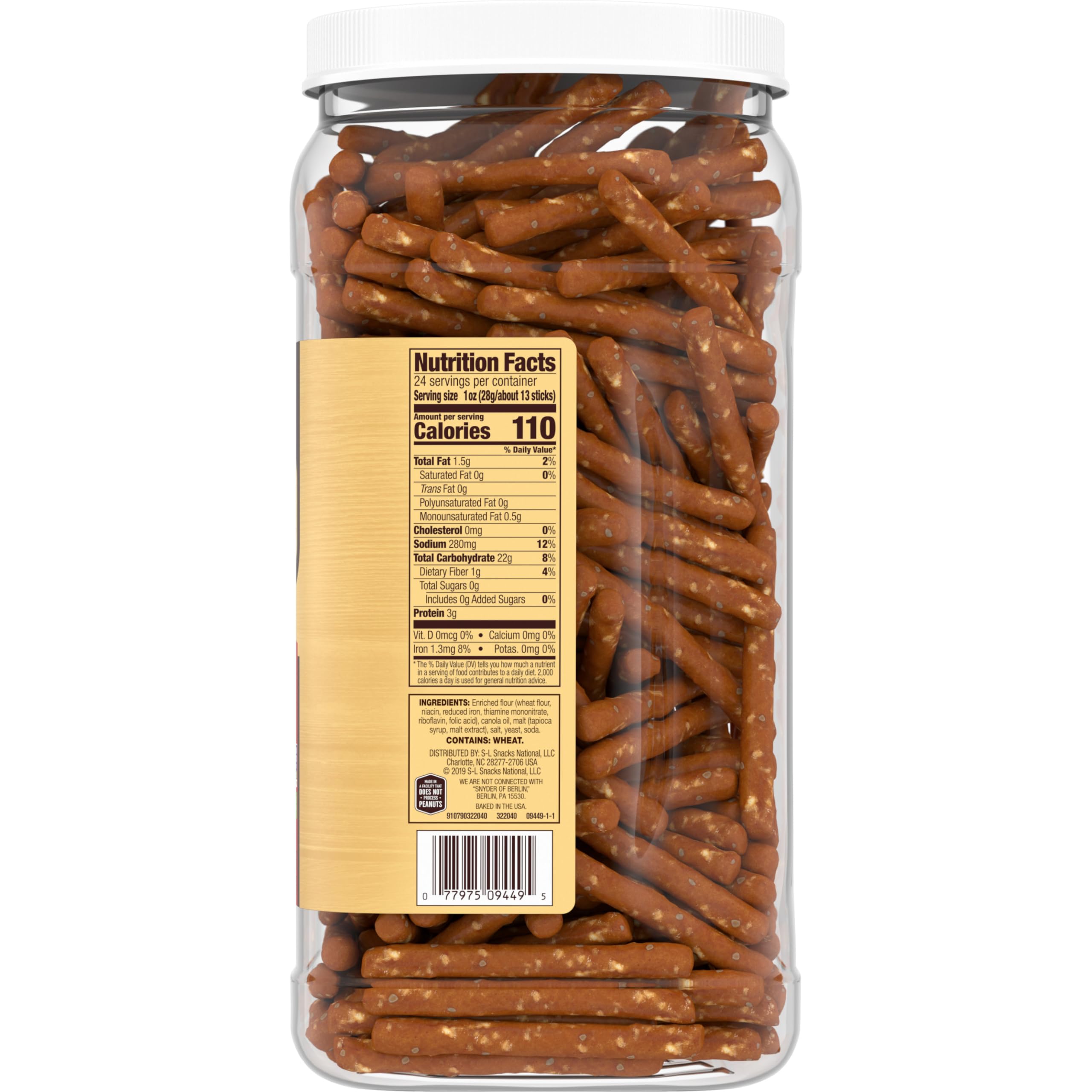 Snyder's of Hanover non-GMO pretzel sticks deliver crunchy tradition