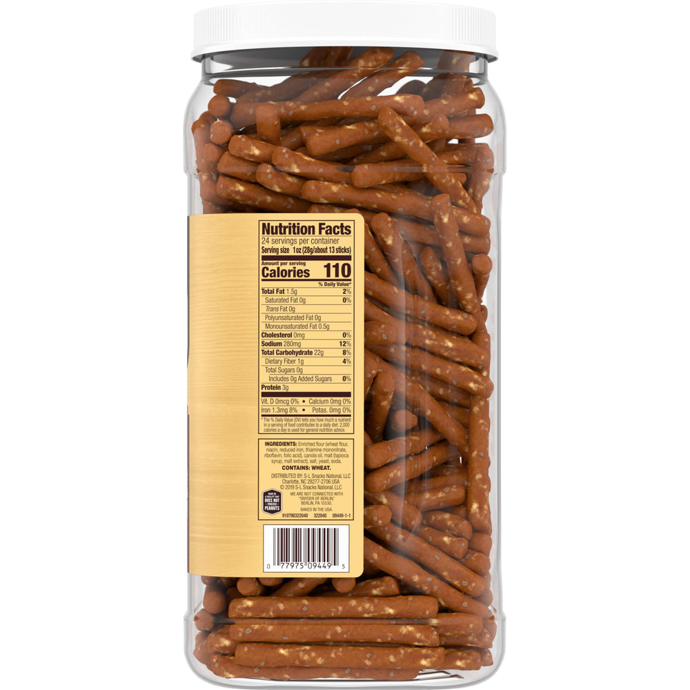 Snyder's of Hanover non-GMO pretzel sticks deliver crunchy tradition