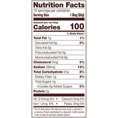 Snyder's of Hanover Snaps 100-calorie pack offers portion-controlled crunch for lunch or school.