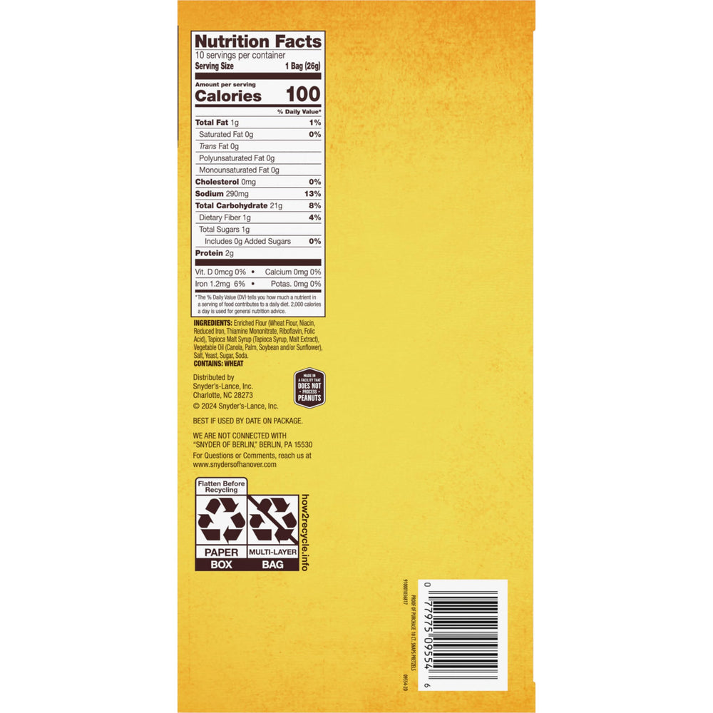 Snyder's of Hanover Snaps in a lunchbox scene highlights portable snacking.