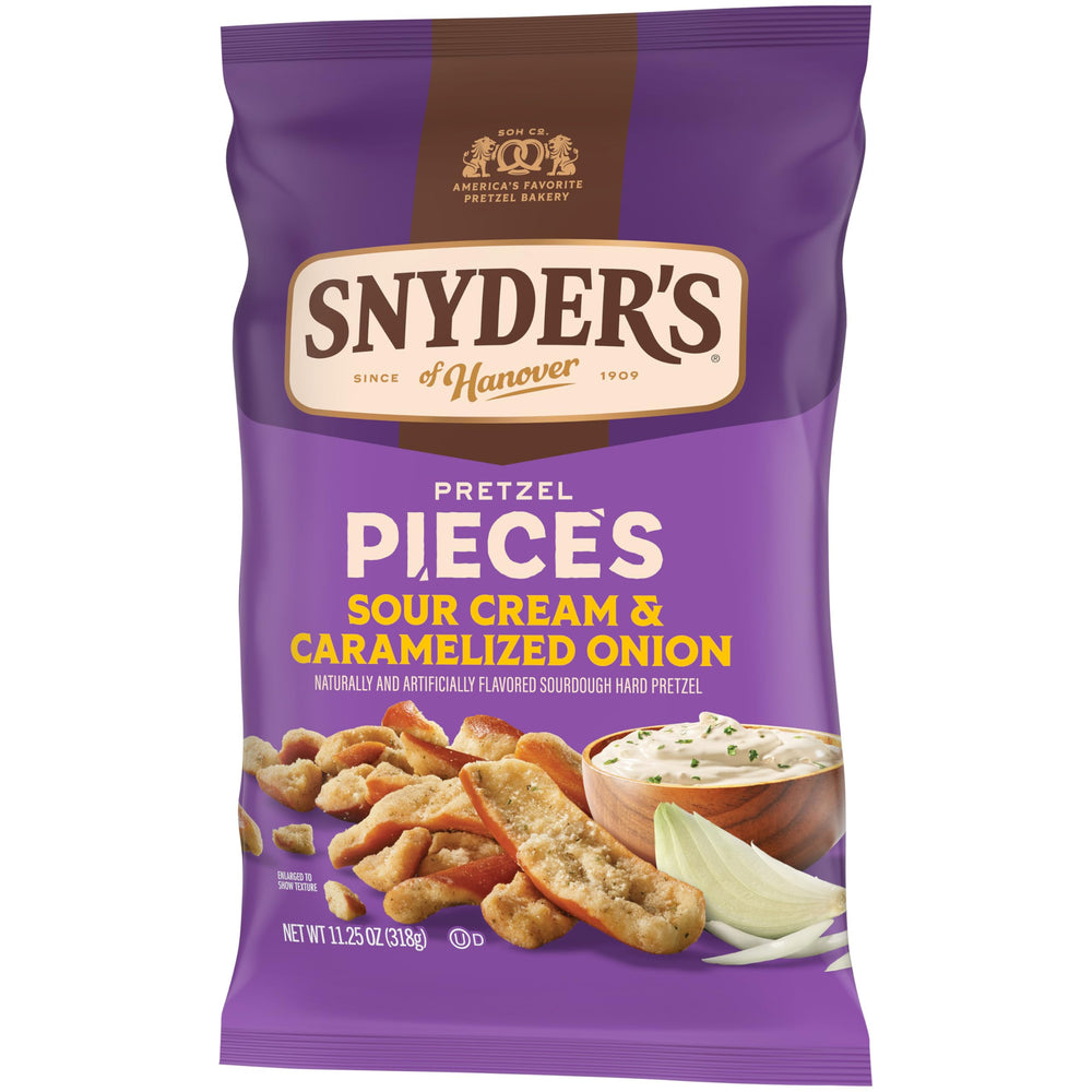 Snyder's of Hanover pretzels with dip, ideal for pairing