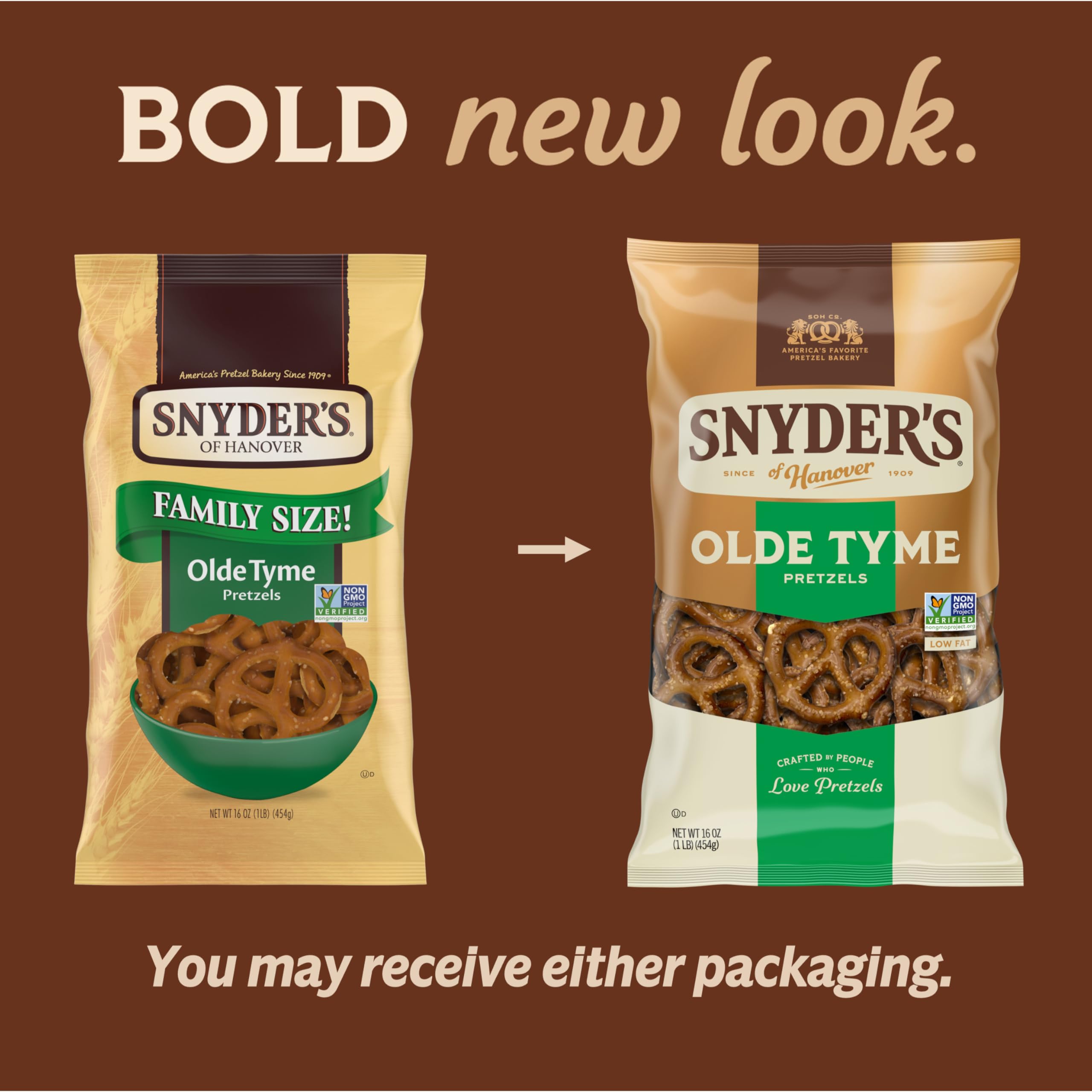 Snyder's Old Tyme Pretzels with mustard for dipping.